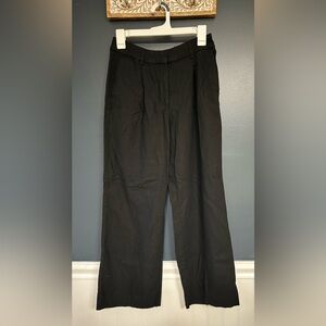 Old Navy Black Wide-Leg Trousers with Pleats